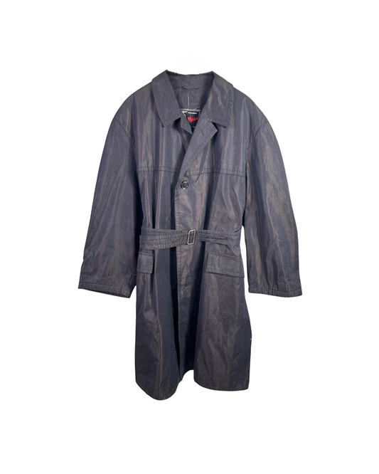 Vintage Alta Moda Belted Oversized Trench Coat - Made in Italy