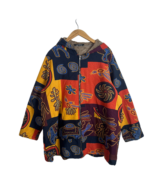 Fur-lined Jacket 4XL