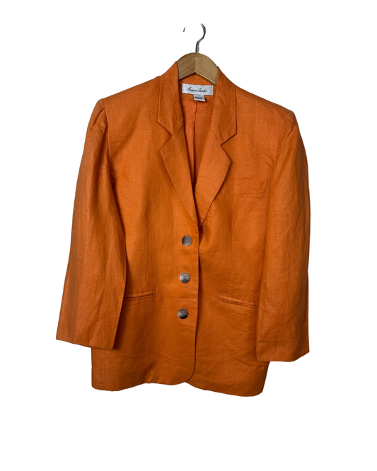 Annees Lauder Women's Linen Blazer