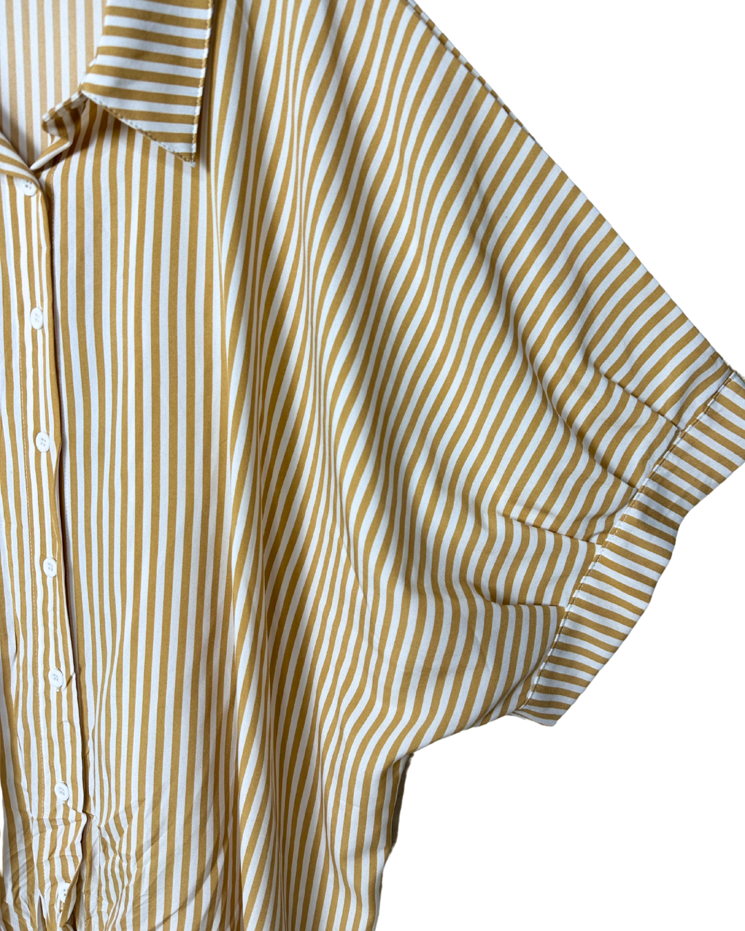 Vintage Striped Oversized Dolman Sleeve Shirt Large