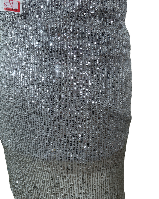Primark Silver Sequin Slip Mini Dress - XS