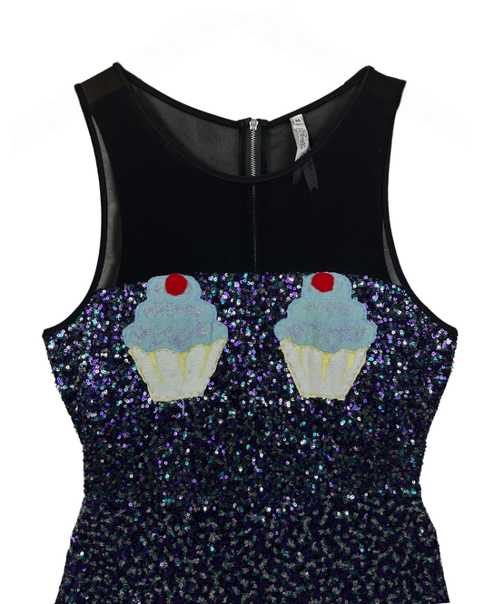 Belle Sequin Cupcake Dress - Medium