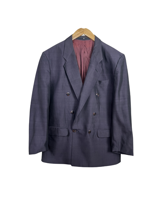 PL Creation Purple Wool Blend Blazer - Size 52