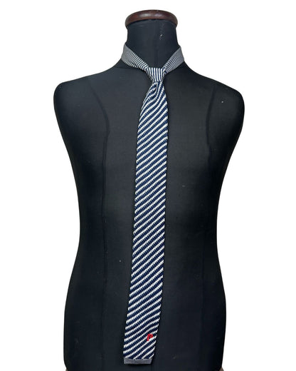 Prince Striped Knit Necktie