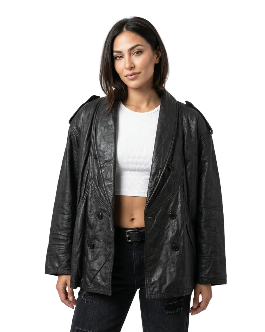 Vintage Papini Genuine Leather Jacket XL
