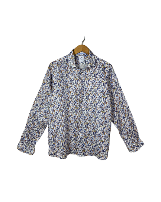 R2 Amsterdam Long-Sleeve Men's Linen Shirt - XL