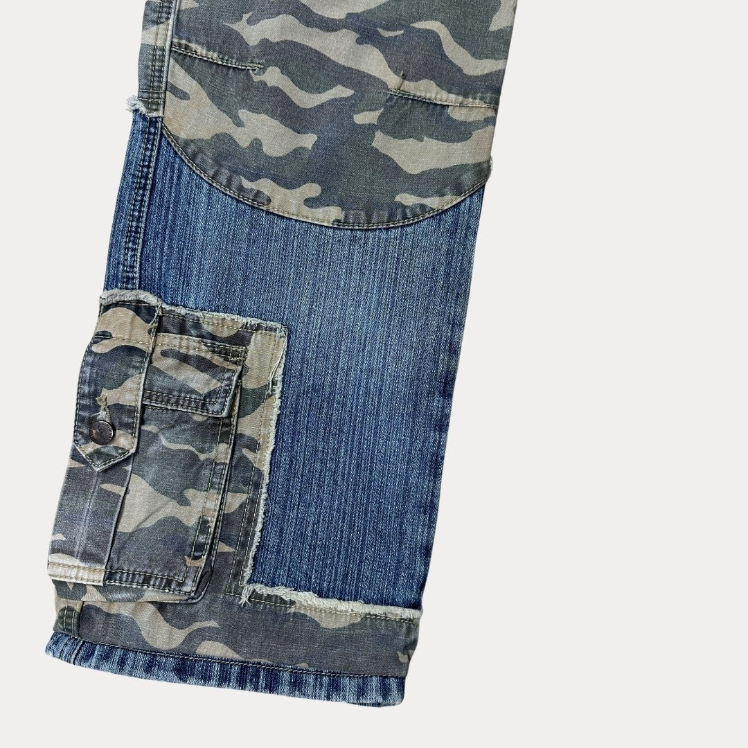 EP-bright Camo Denim Men's Jeans 30