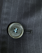 StanBridge Wool Pinstripe Navy Slimfit Blazer - EU 50