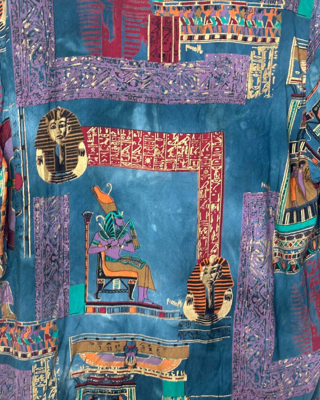 Ancient Egyptian Pattern Blouse