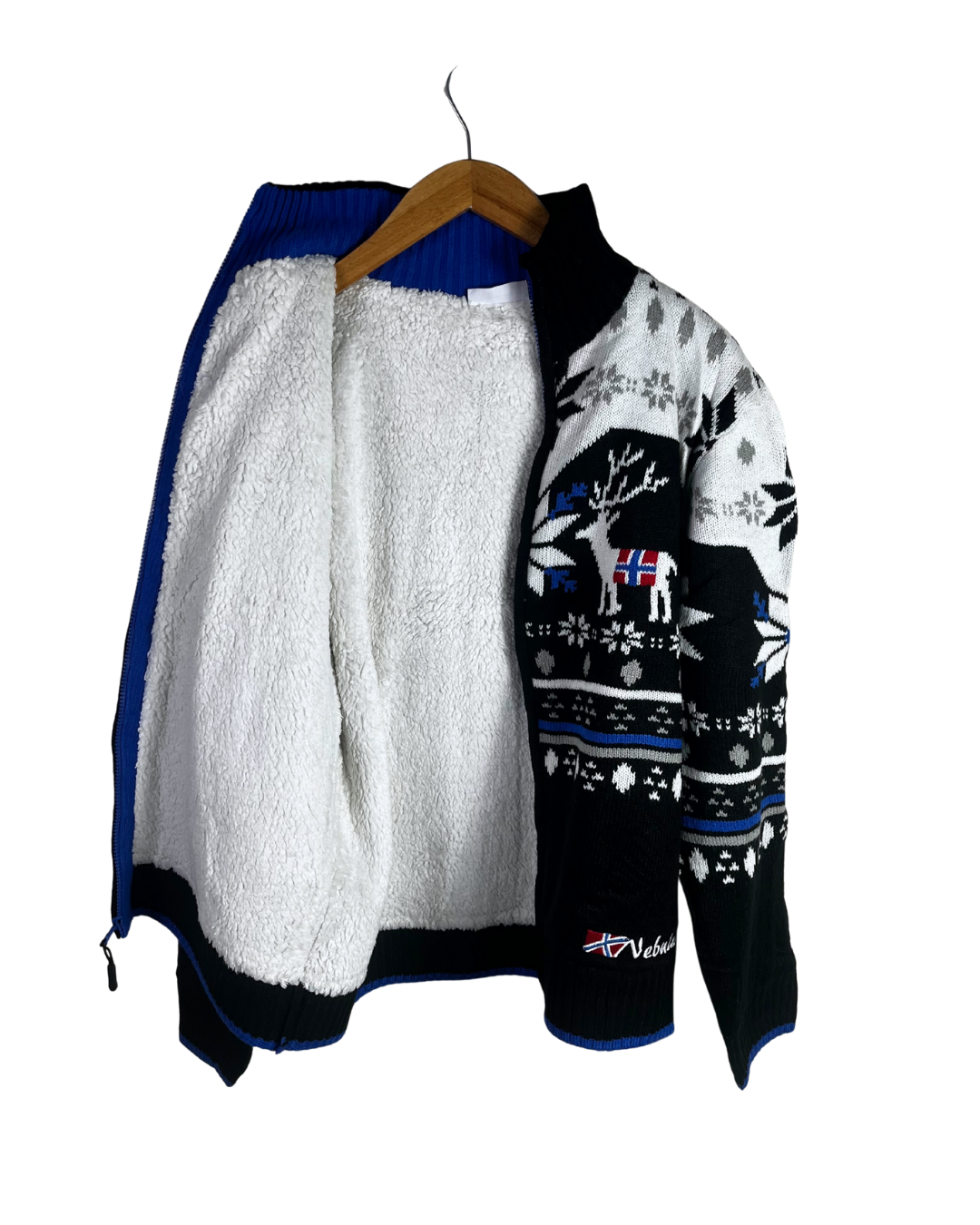 Nebulus Fleece-Lined Christmas Themed Jacket - Large