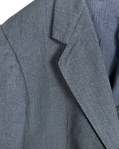 Vintage Weller Pure New Wool Blue Blazer (Swiss Fabric) - 2XL