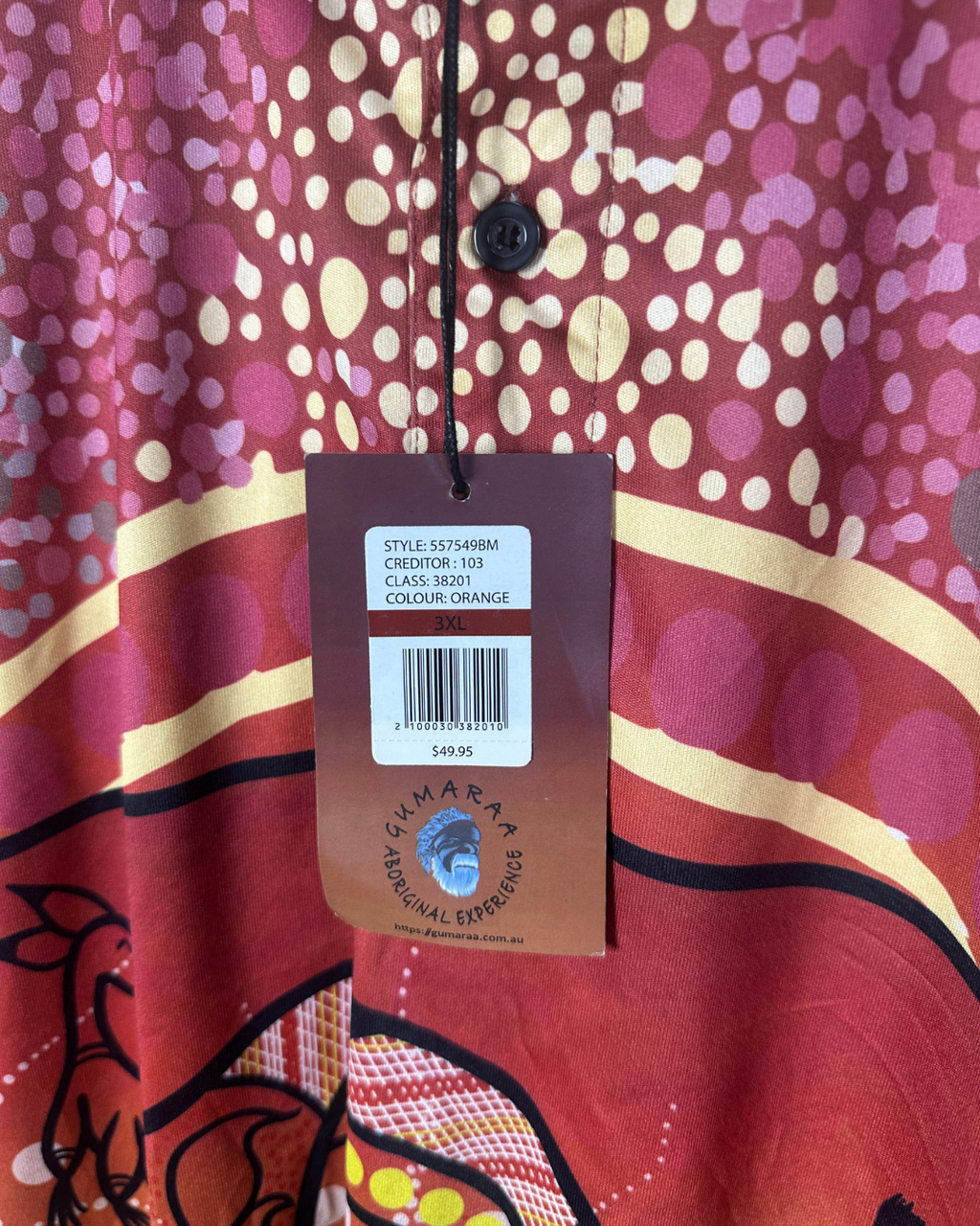 Gumaraa Aboriginal Experience Polo Shirt 3XL