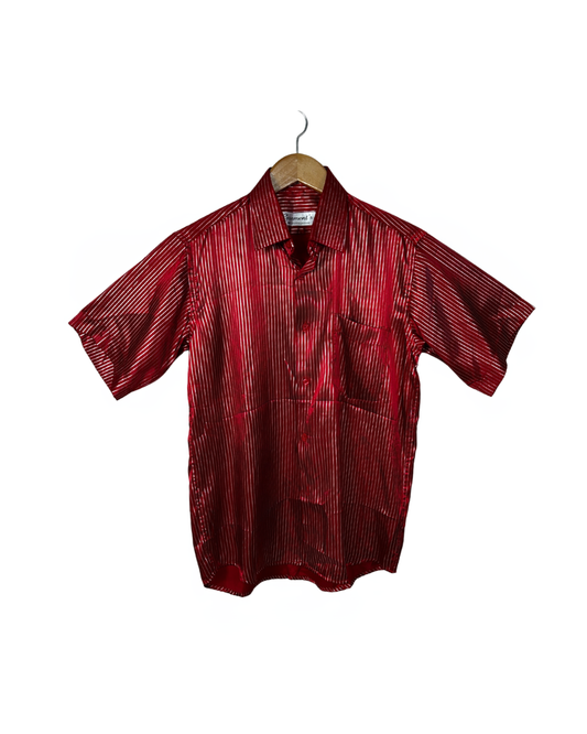 Vintage 90s Metallic Stripe Shirt