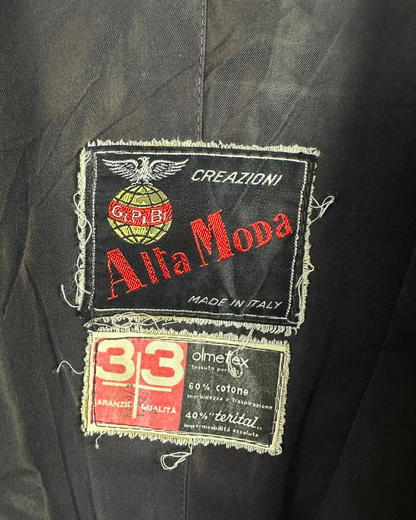 Vintage Alta Moda Belted Oversized Trench Coat - Made in Italy