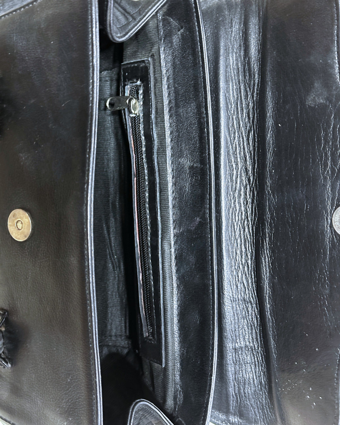 Vintage Abo Tira Genuine Leather Crossbody Bag