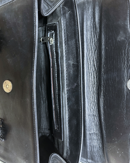 Vintage Abo Tira Genuine Leather Crossbody Bag