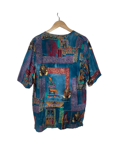 Ancient Egyptian Pattern Blouse