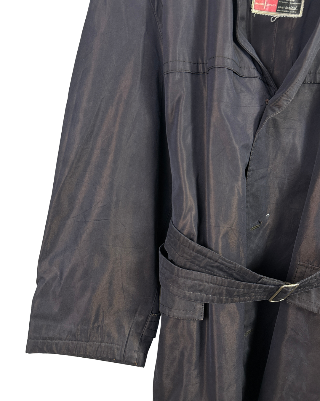 Vintage Alta Moda Belted Oversized Trench Coat - Made in Italy