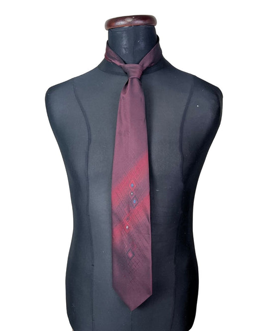 Canda Stripe Argyle necktie 9 cm