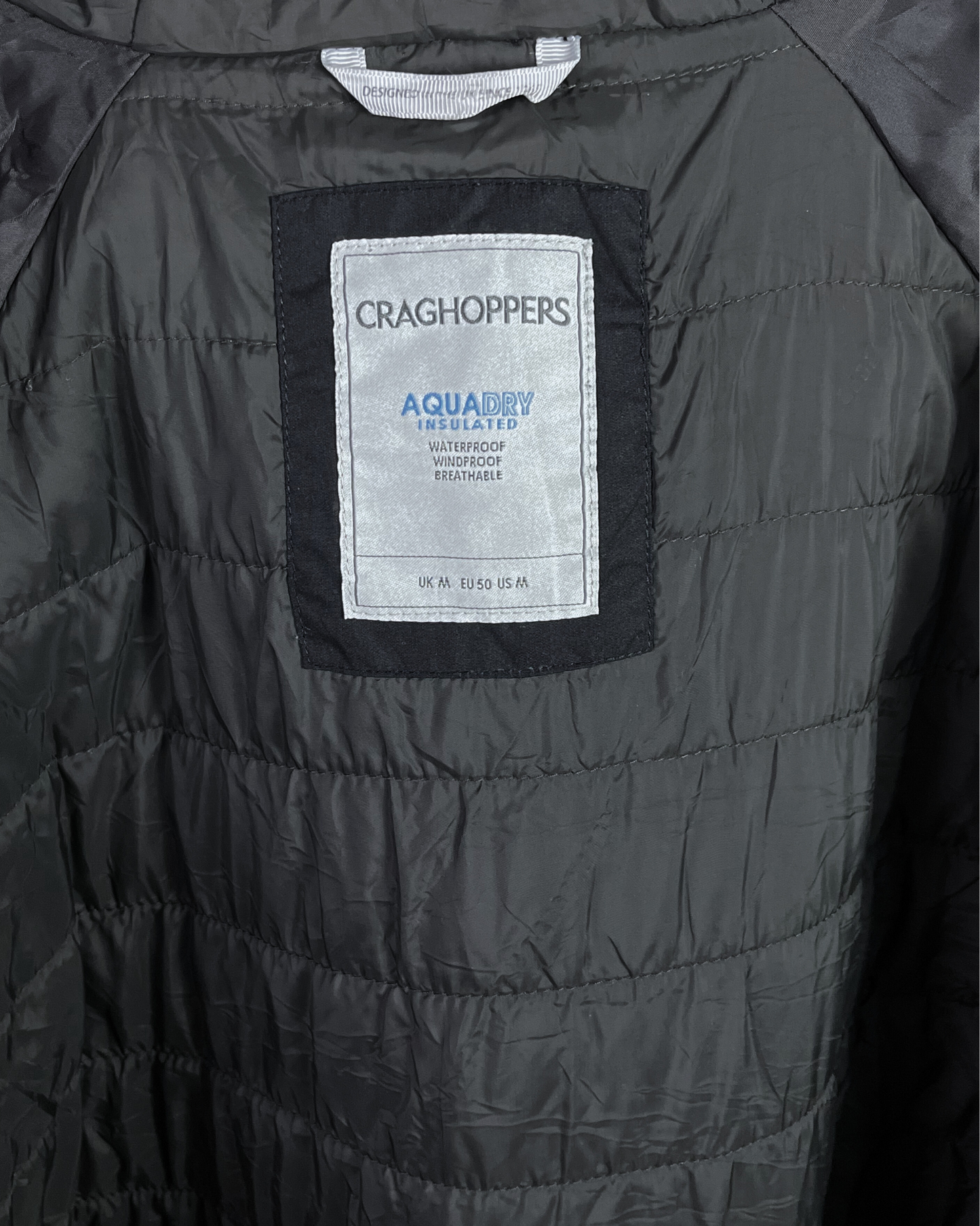 Craghoppers Insulated Waterproof  Hooded Jacket -  Medium