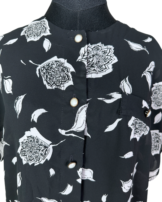 Vintage Canda Floral Women's Blouse