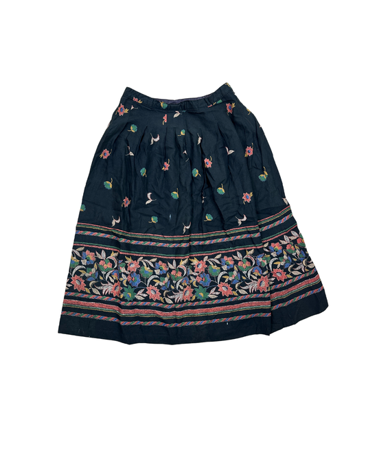 Vintage Kappani Patterned Skirt