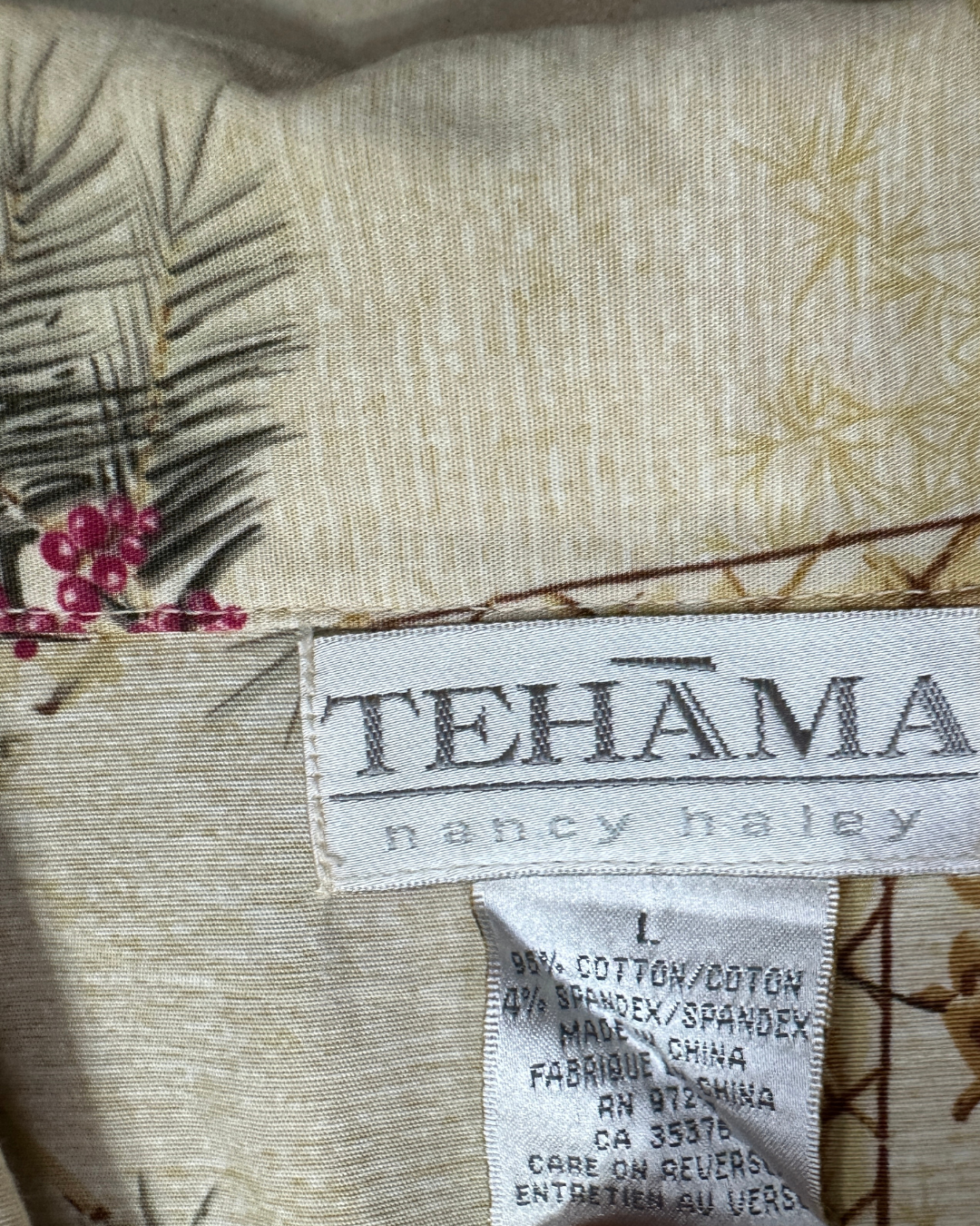 Tehama Women's Hawaiian Shirt - Large