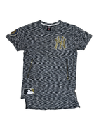 Majestic New York Yankees Space Dye Zipper T-Shirt