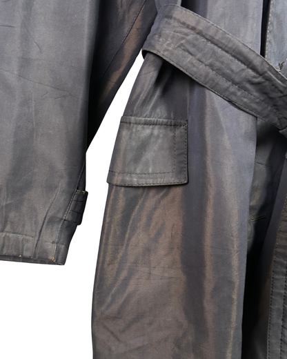 Vintage Alta Moda Belted Oversized Trench Coat - Made in Italy