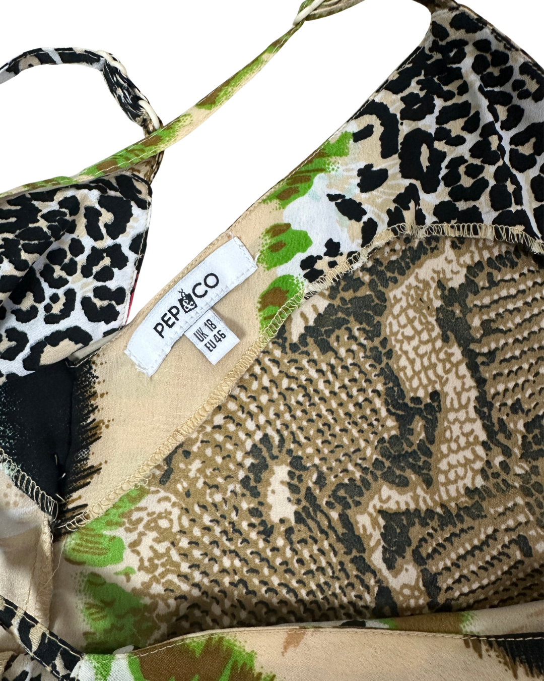 Pep & Co Mixed Animal Print Cami Top - XL