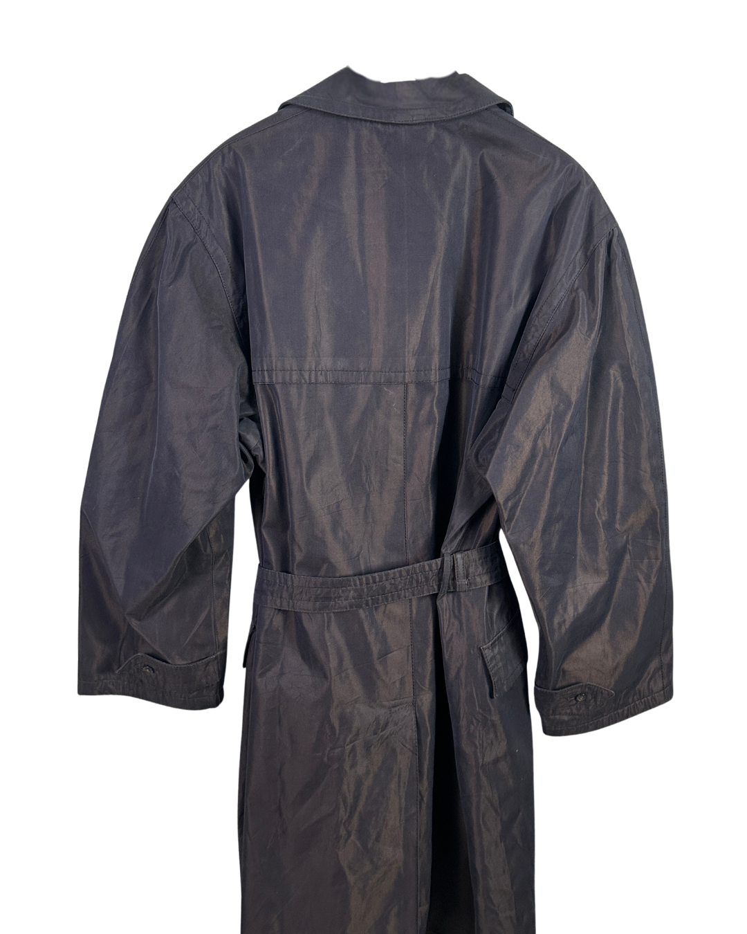 Vintage Alta Moda Belted Oversized Trench Coat - Made in Italy