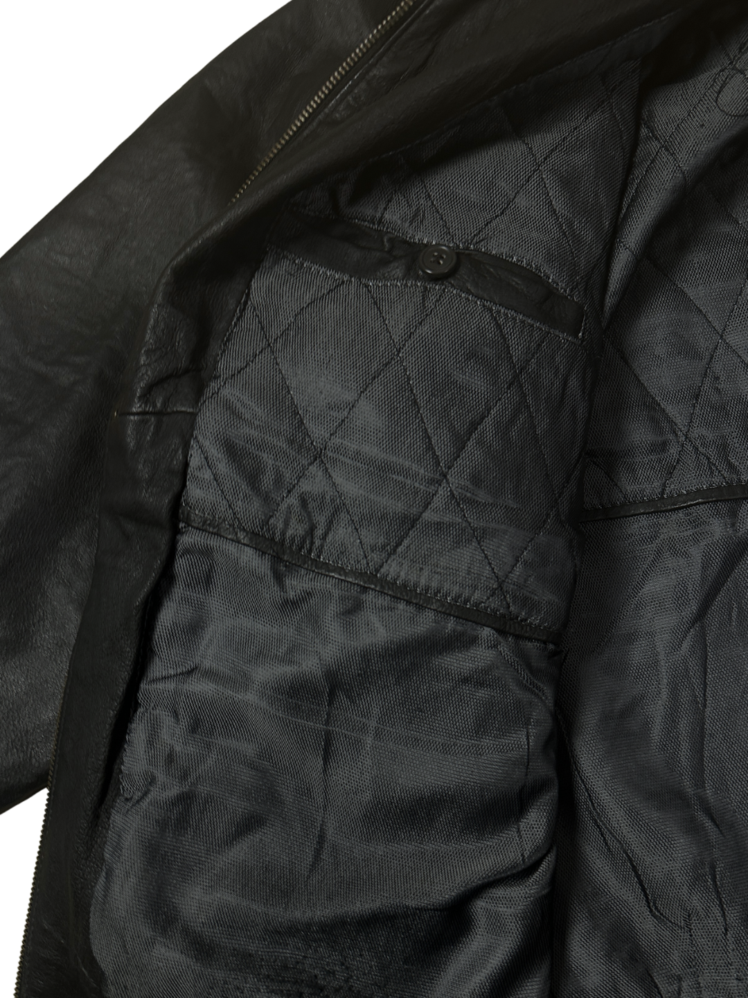 Vintage 80s/90s 2in1 Genuine Lambskin Leather Vest / Jacket with Detachable Sleeves
