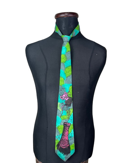Drunk Rat necktie 9.5 cm
