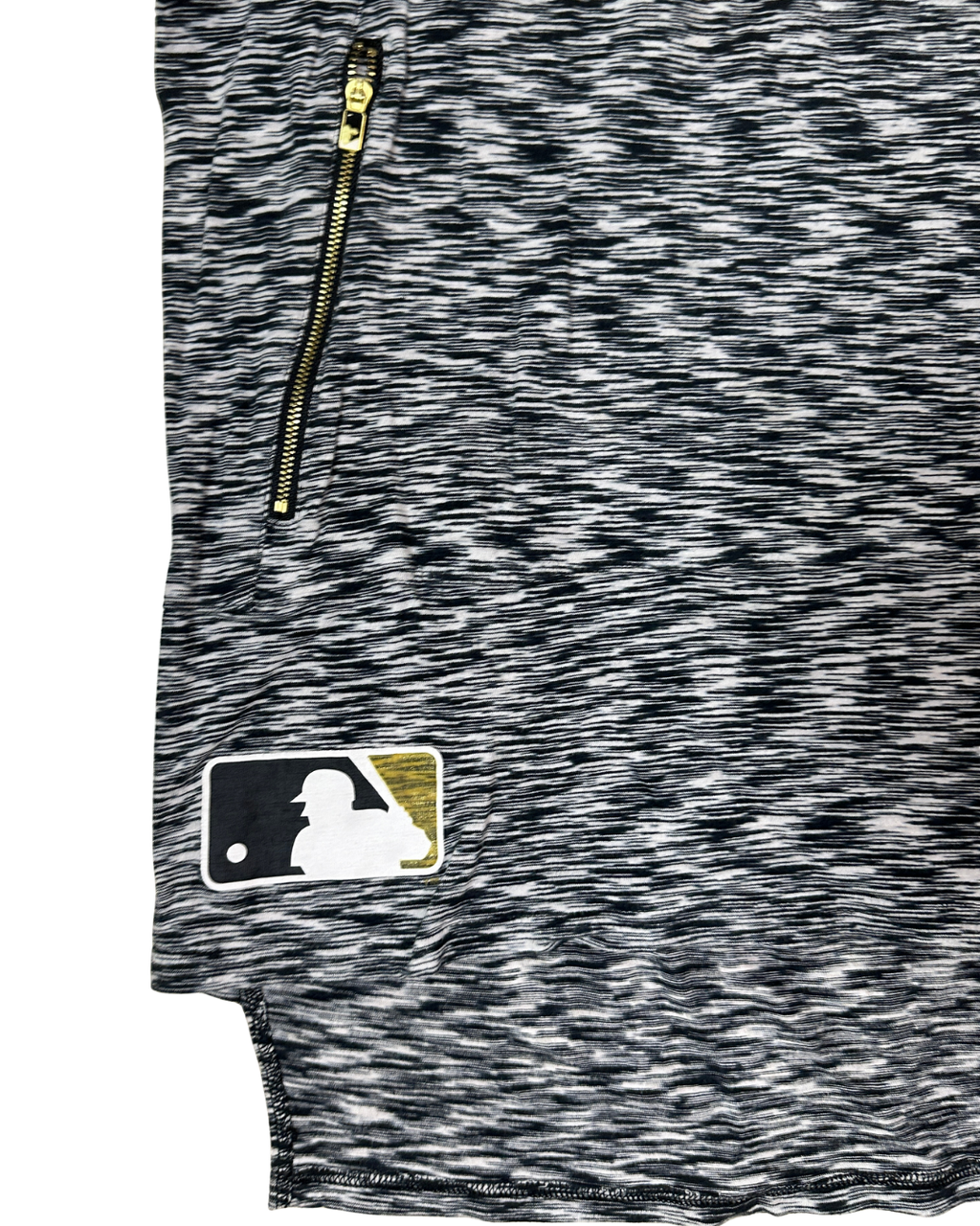 Majestic New York Yankees Space Dye Zipper T-Shirt