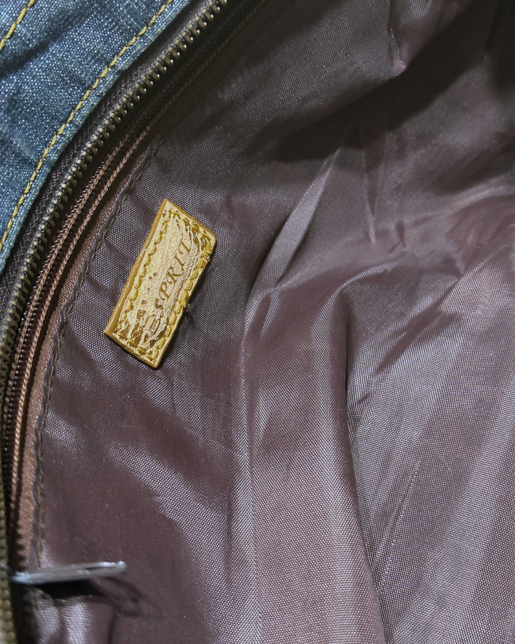 Esprit Y2K Multi-Pocket Denim Shoulder Bag