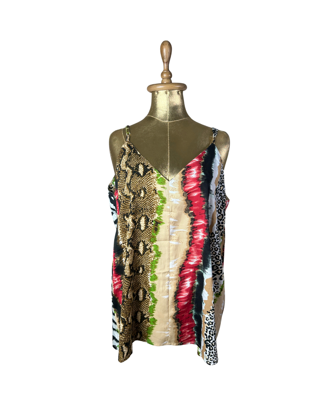 Pep & Co Mixed Animal Print Cami Top - XL