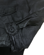 Vintage Genuine Leather Jacket Large