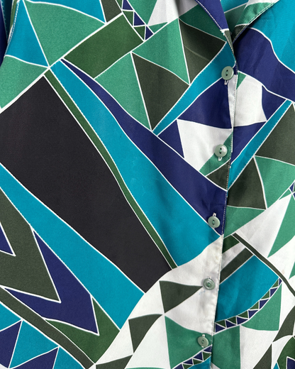 Mirror Image Geometric Shirt 2XL