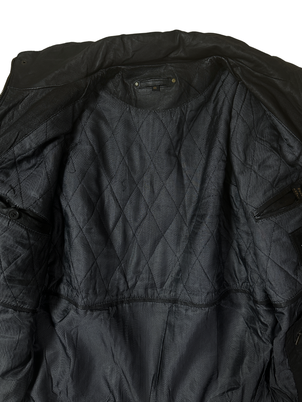 Vintage 80s/90s 2in1 Genuine Lambskin Leather Vest / Jacket with Detachable Sleeves