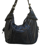 Y2K Just Cavalli Leather Shoulder Bag