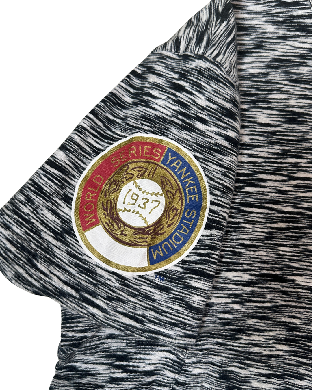 Majestic New York Yankees Space Dye Zipper T-Shirt