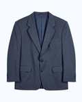 Vintage Weller Pure New Wool Blue Blazer (Swiss Fabric) - 2XL