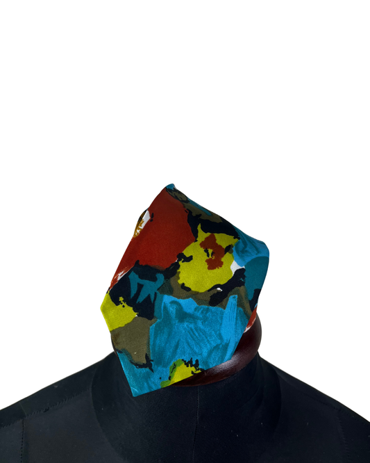 Silver City Abstract Art Necktie 9 cm