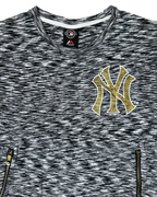 Majestic New York Yankees Space Dye Zipper T-Shirt