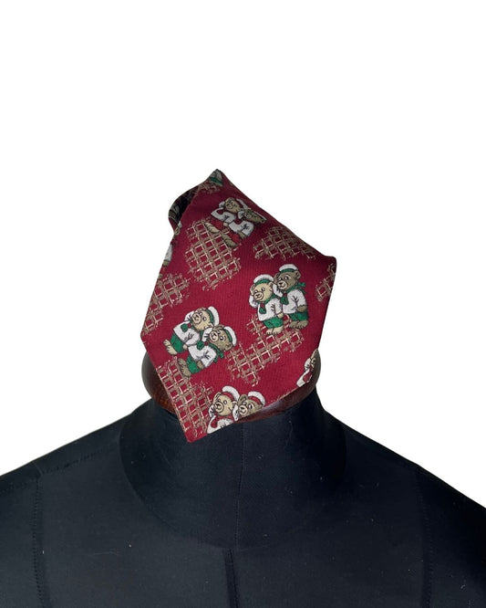 Teddy Bears necktie 9.5 cm