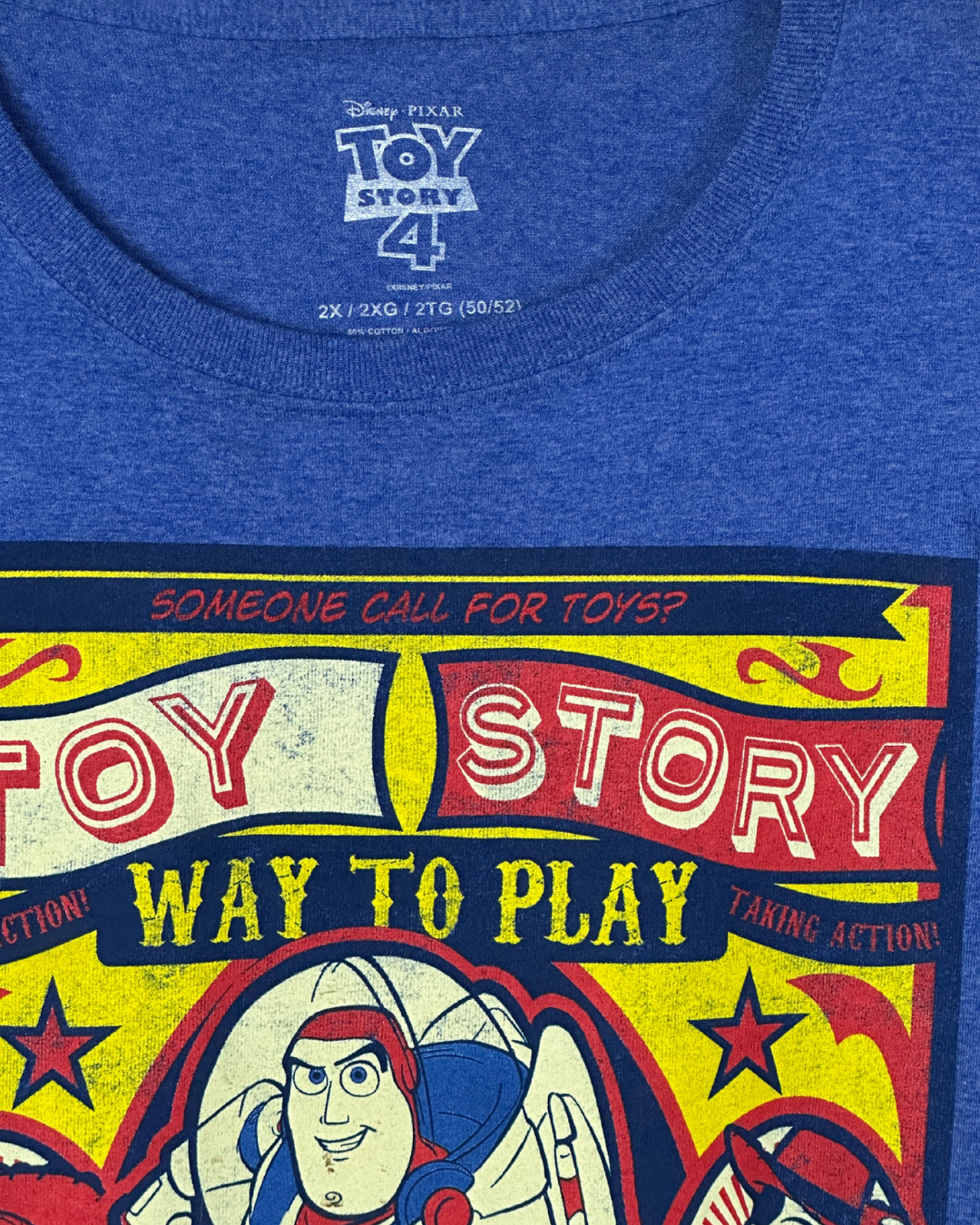Disney Pixar Toy Story 4 Graphic T-Shirt 2XL