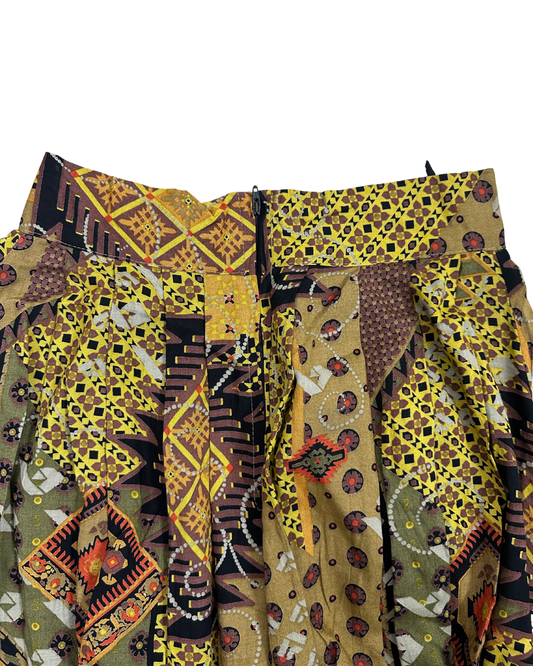 Vintage Creation Lindex Geo Skirt with Pockets