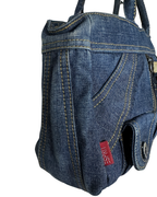 Esprit Y2K Multi-Pocket Denim Shoulder Bag