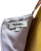 Pomelo Pastel Glitter Cut-Out Mini Dress - Small