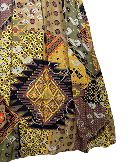 Vintage Creation Lindex Geo Skirt with Pockets